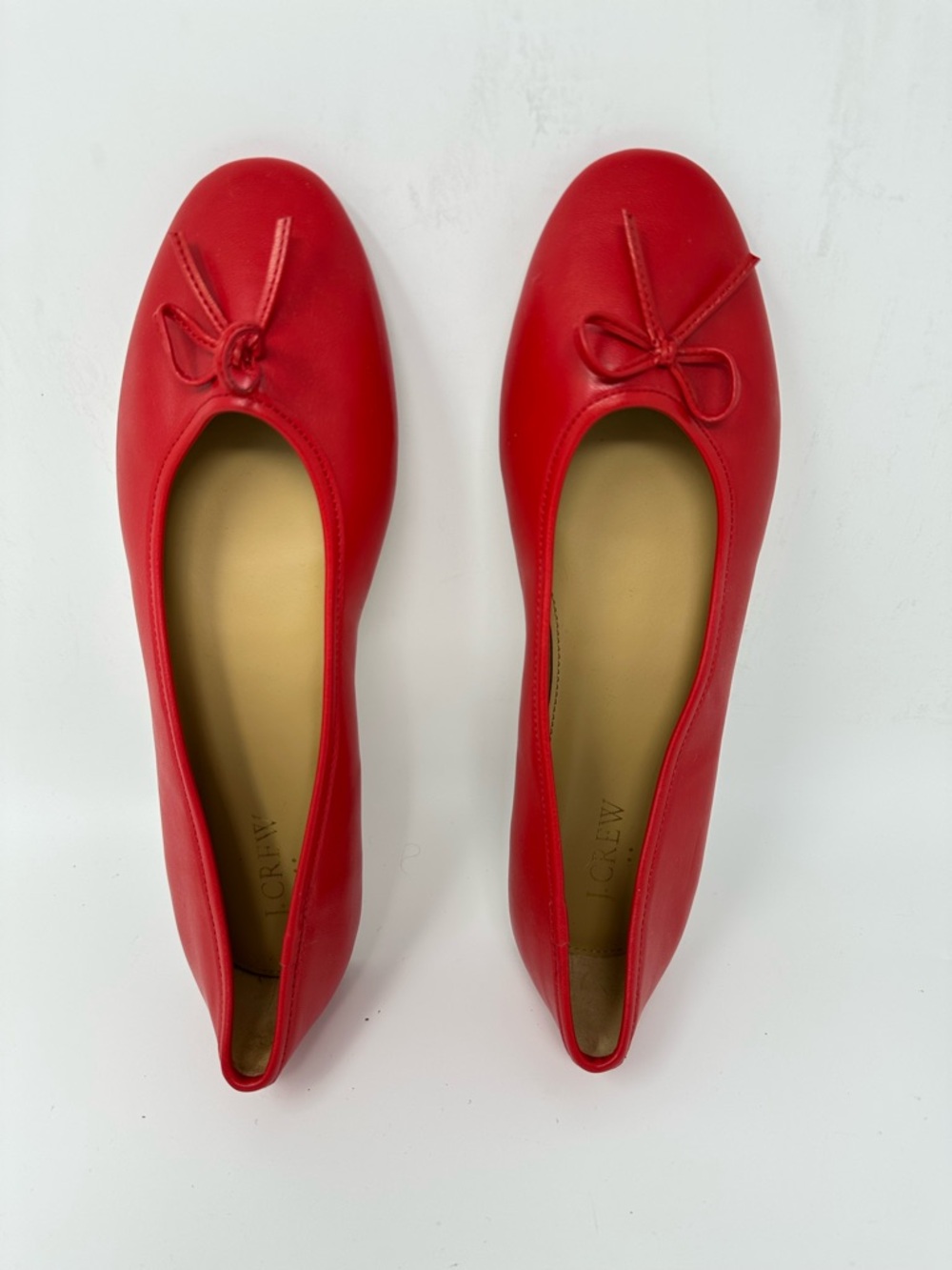 New J.Crew Andi Ballet Flats In Leather Women's 10 - Picture 7 of 13